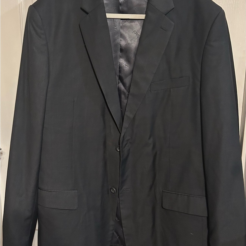 Vicini Elegant Dark Gray Blazer